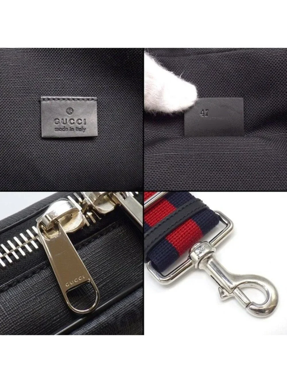 Gucci Belt Bag Soft GG Supreme Black Canvas